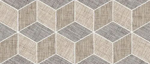 Мозаика Fineart Hexagon Mix Dark 20x46 матовая