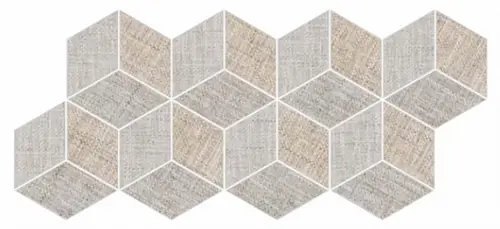 Мозаика Fineart Hexagon Mix Light 20x46 матовая