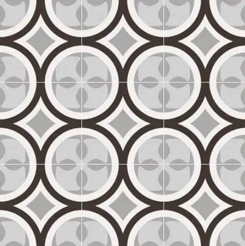 Плитка Patchwork B&W 01 20x20 матовая