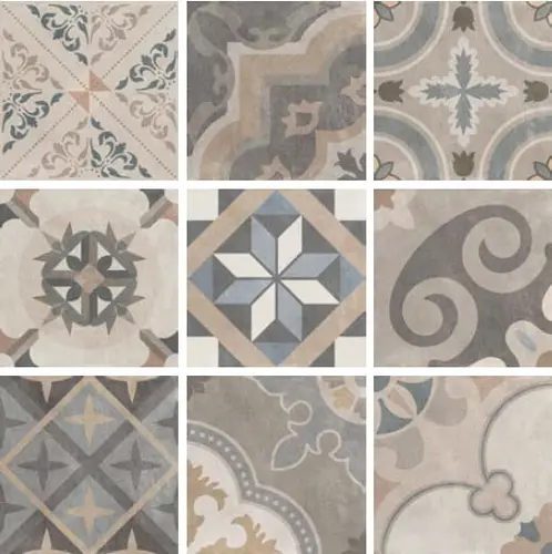 Плитка Patchwork Classic Mix 20x20 матовая