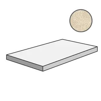 Ступень Via Appia Ang. Grad. Sx Cross Cut Beige 33x120 матовая