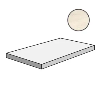 Ступень Via Appia Ang. Grad. Sx Vein Cut Ivory 33x120 матовая