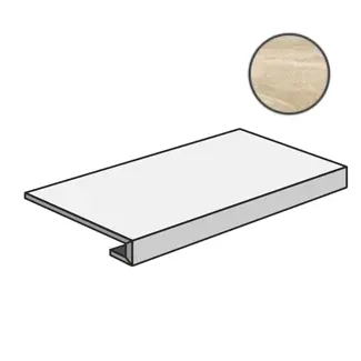 Ступень Via Appia Gradone Vein Cut Beige 33x120 матовая
