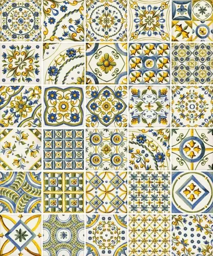 Декоративный элемент Vita Fiore Mix Luc 20x20 полированный