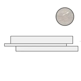 Декоративный элемент Waystone Wall Pearl 3x12 матовый