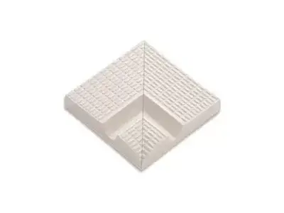 30200 Внутренний угол поручня с сетчатой поверхностью Unglazed 12,5х12,5