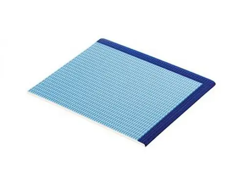 28271-Right Противоскользящая ступень с сетчатой поверхностью Cobalt-Light Blue 25х30