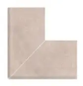 Наружный угол 90° Pool Garden Beige Flat Handle 25х25