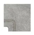 Внутренний угол закругленный Pool Garden Grey Handle 30х30