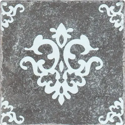 Керамогранит BLACK MARBLE Motif №3 10х10
