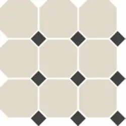 Topcer Field Material 4416OCT14/1C White/Black 30x30