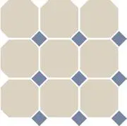 Topcer Octagon 4416 OCT11-1Ch White 16/Blue Cobait Dots 11 30x30