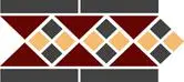 Topcer Octagon new Border Lisbon With 1 Strip (Tr.20 Dots 14+21 Strips 14) 15x28