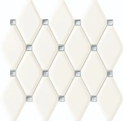 Tubadzin Abisso Mozaika White 27x29,8
