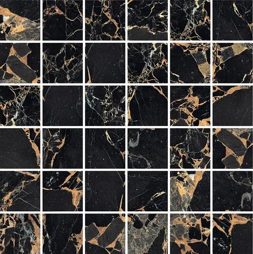 Мозаика Керамогранит VALLELUNGA DORO&MALFI Doro Mosaico Satin 3D