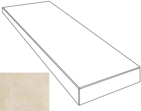 Ступени 261244 GREEK GRADONE ANGOLARE DX BEIGE 4х32х80