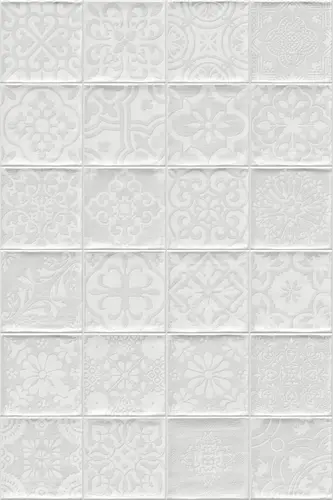 Vives Etnia Tamil Blanco 13x13