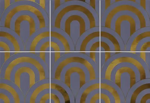 Vives Takada Indigo Oro 23x33,5