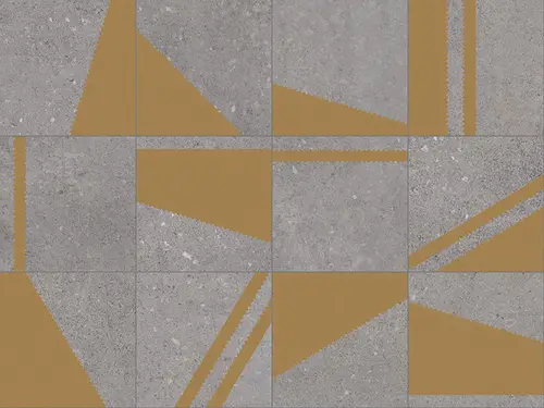 Vives Nassau Kokomo Grafito Oro 20x20