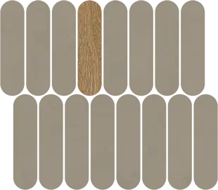 Мозаика New York Mosaico Rockaway Gris R10 27x31