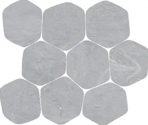 Mosaico Torino Ceniza 25x30