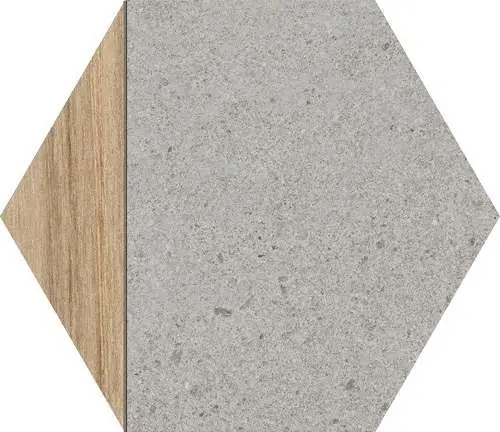 Декор напольный Seine Hexagono Ligard Gris 23х26.6