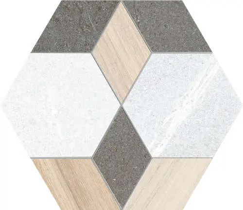 Декор напольный Seine Hexagono Mayeix Multicolor 23х26.6