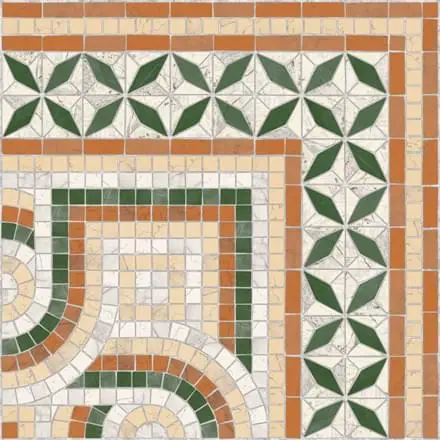 Via Appia Cantonera Paxos Verde 43.5x43.5