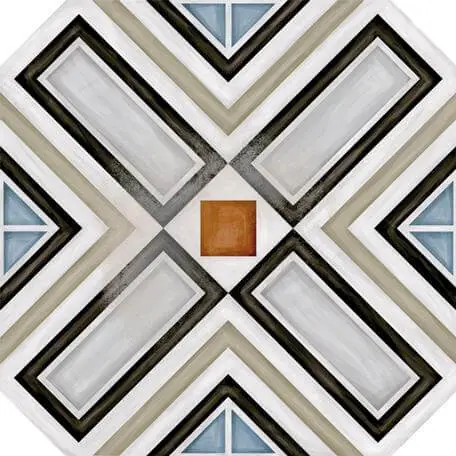 Vives Octogono Ritter Multicolor 20x20
