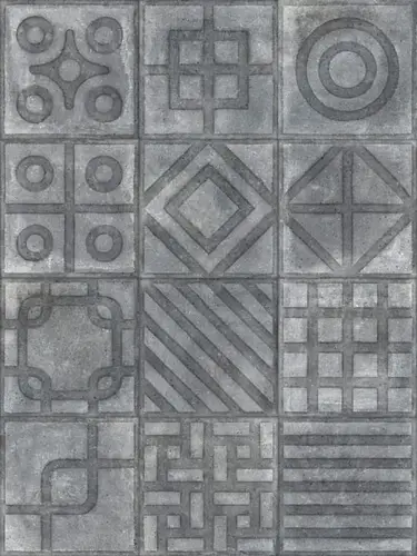 World Streets Paulista Grafito Antideslizante Mix 20x20