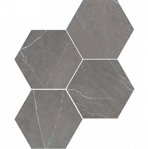 WOW 60 Love Affairs Petra Hexagon Charcoal 20x23