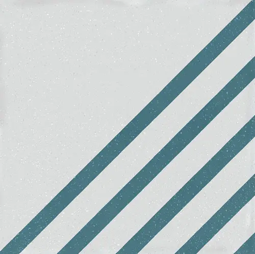 WOW Boreal Dash Decor White Blue 18,5x18,5
