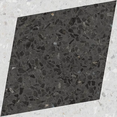 WOW Drops Natural Drops Rhombus Decor Graphite 18,5x18,5