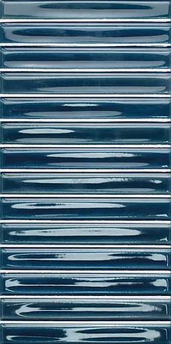 Настенная плитка Colour Notes Bars Indigo 12.5х25 Wow глянцевая