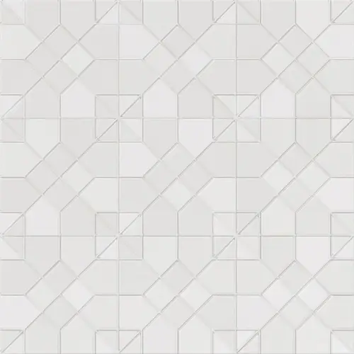 Керамогранит WOW TESSERAE Suit Blanc 28х28
