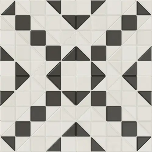 Керамогранит WOW TESSERAE Like B&W 28х28