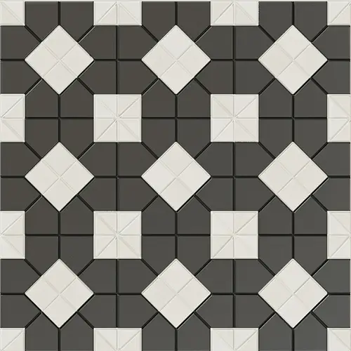 Керамогранит WOW TESSERAE Suit B&W Plus 28х28